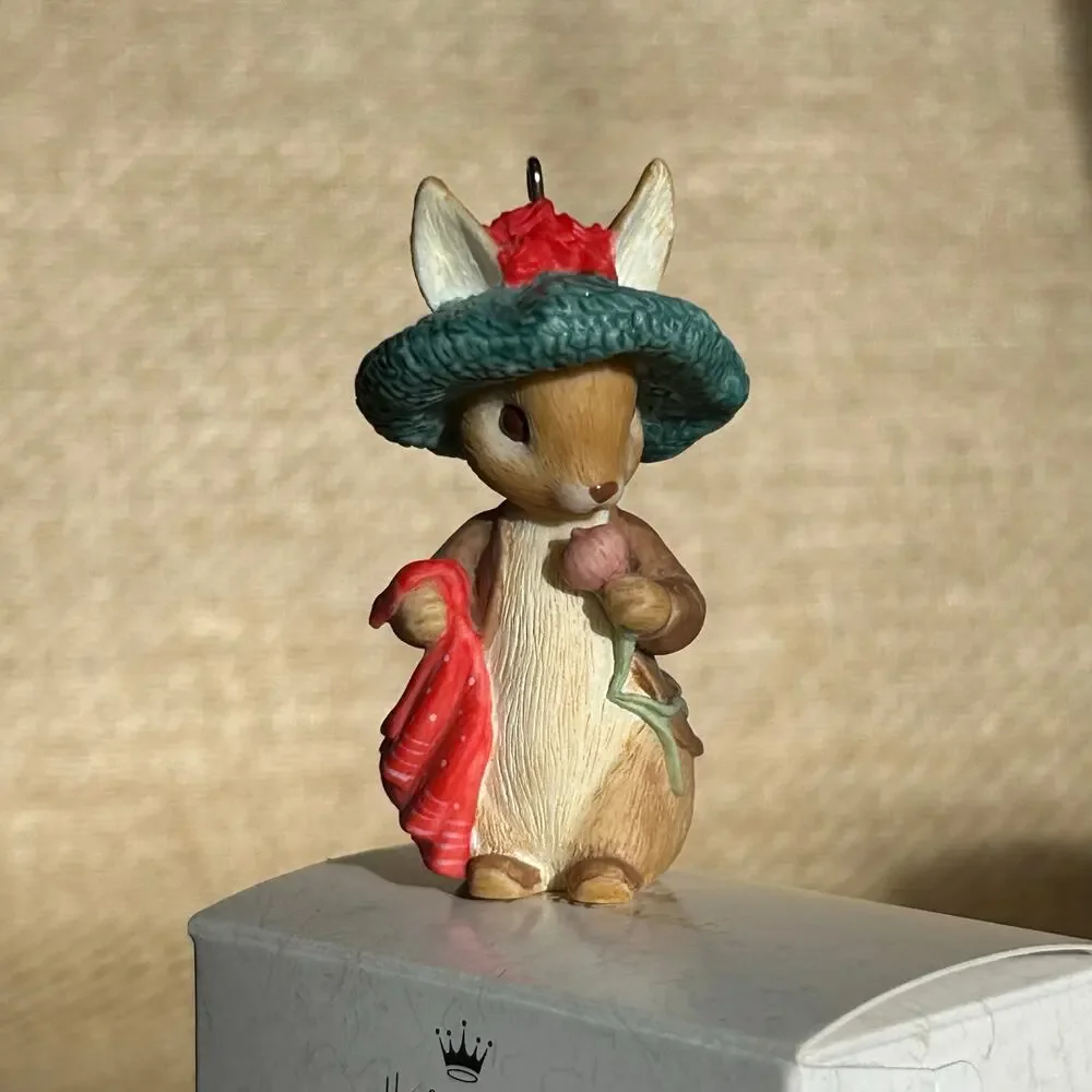 Hallmark Benjamin Bunny Beatrix Potter Ornament w Box